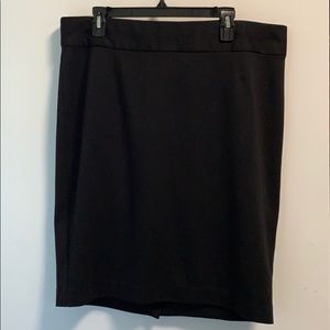 Lane Bryant ponte knit pencil skirt